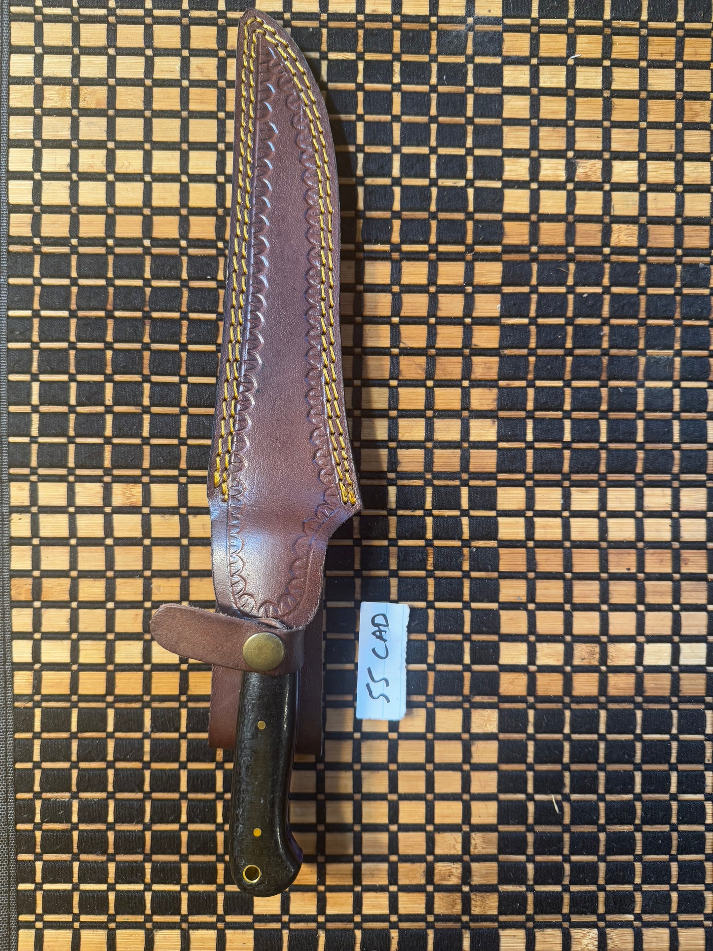 Damascus boning knife