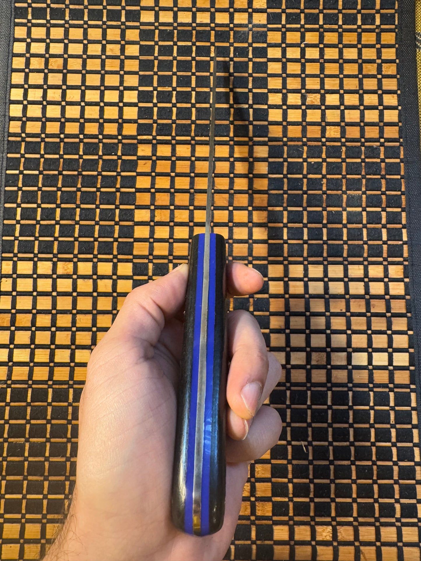 Damascus boning knife