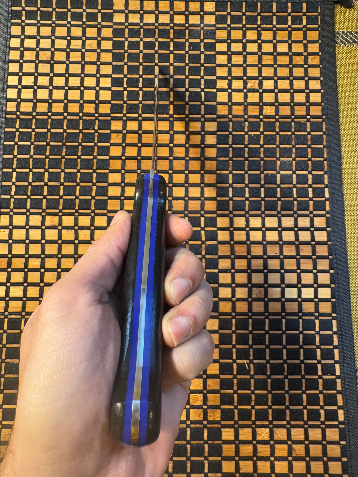 Damascus boning knife